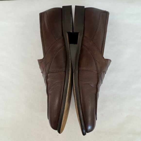 Johnston & Murphy Brown Leather Slip On Penny Loafers Men 11 M Classic Preppy‎ main image 11